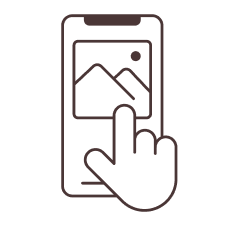 スマートフォンの絵